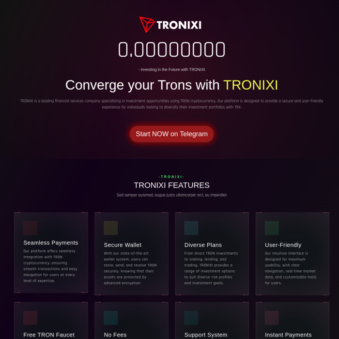 TRONIXI BOT